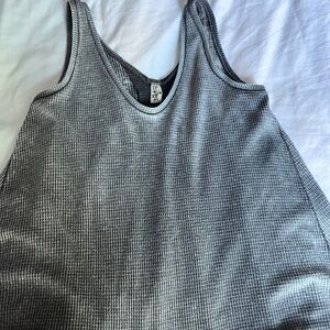 Free people gray  thermal tank